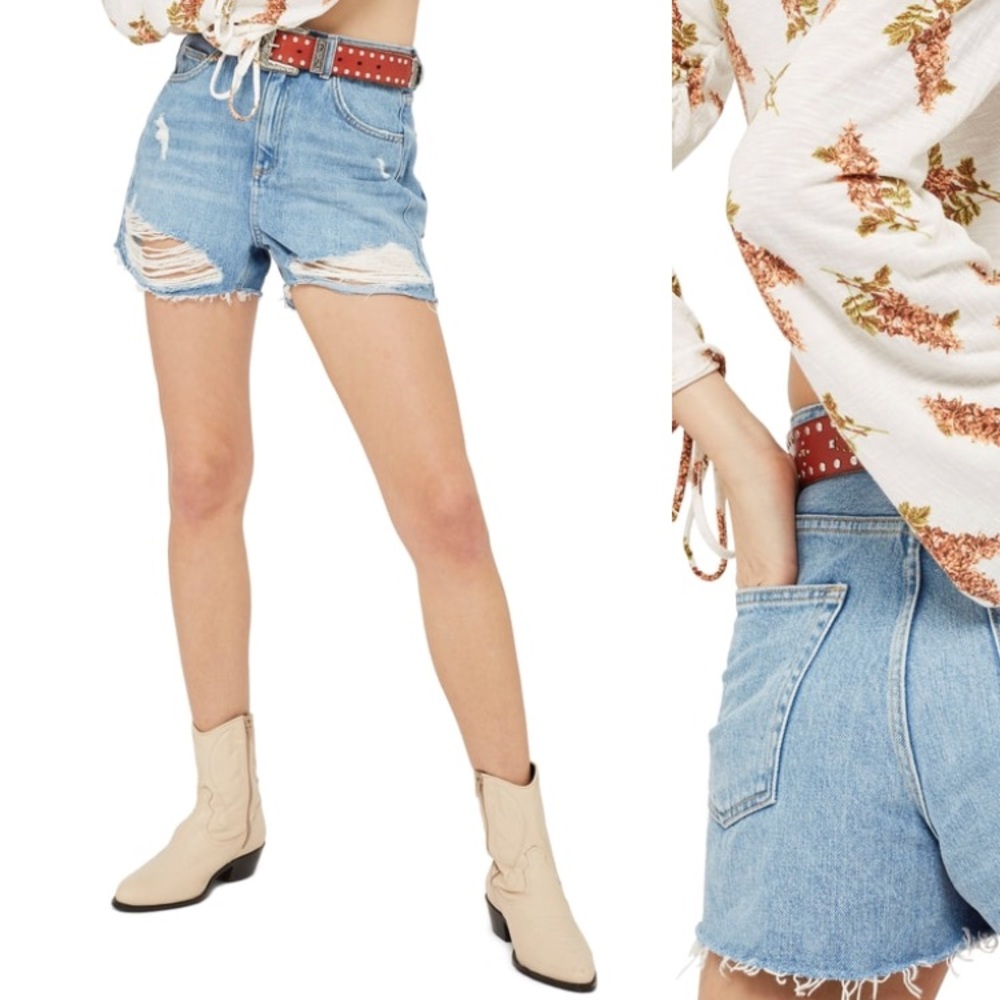 Topshop mom shorts.